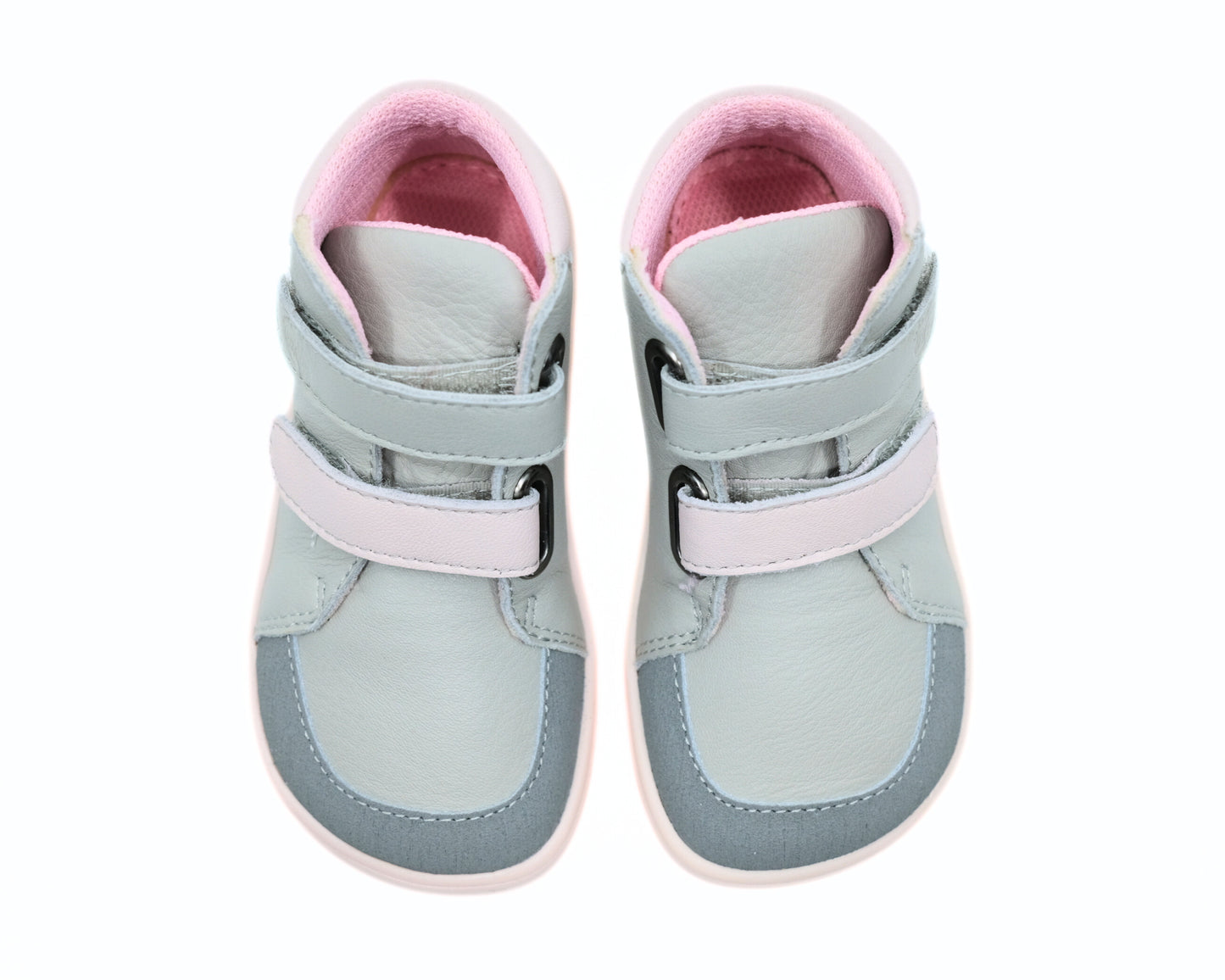 Baby Bare Shoes Febo FALL Grey/Pink