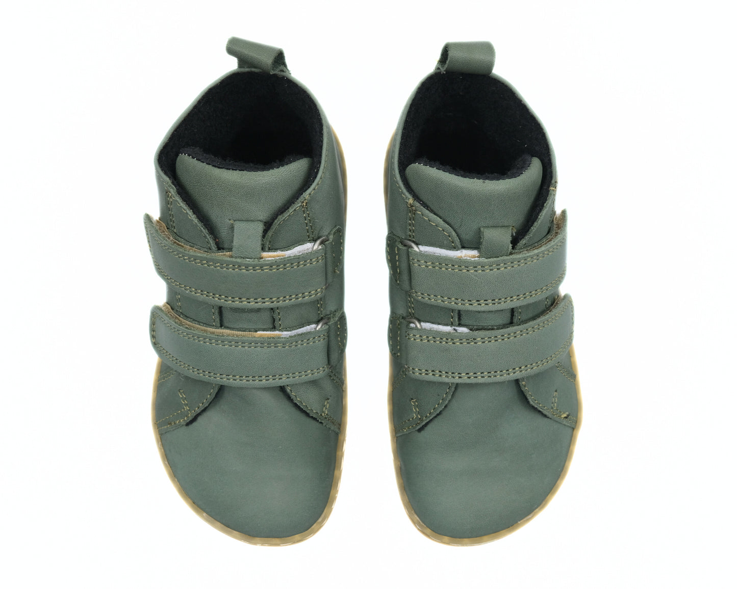 OK Bare Lime Olive Winter Barefoot Boots