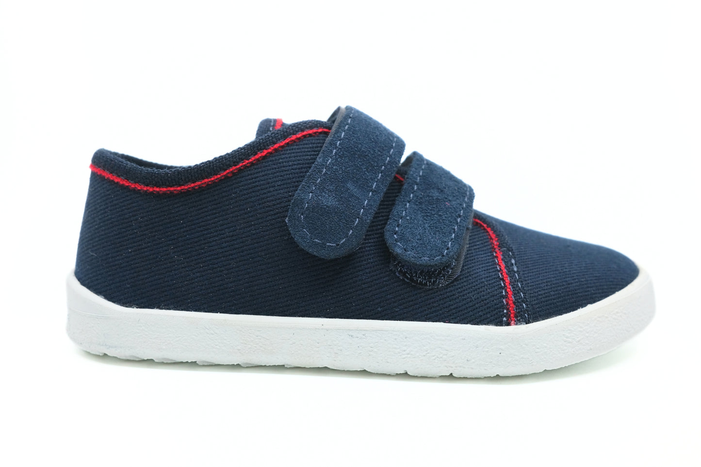 EF Barefoot canvas shoes Navy Red