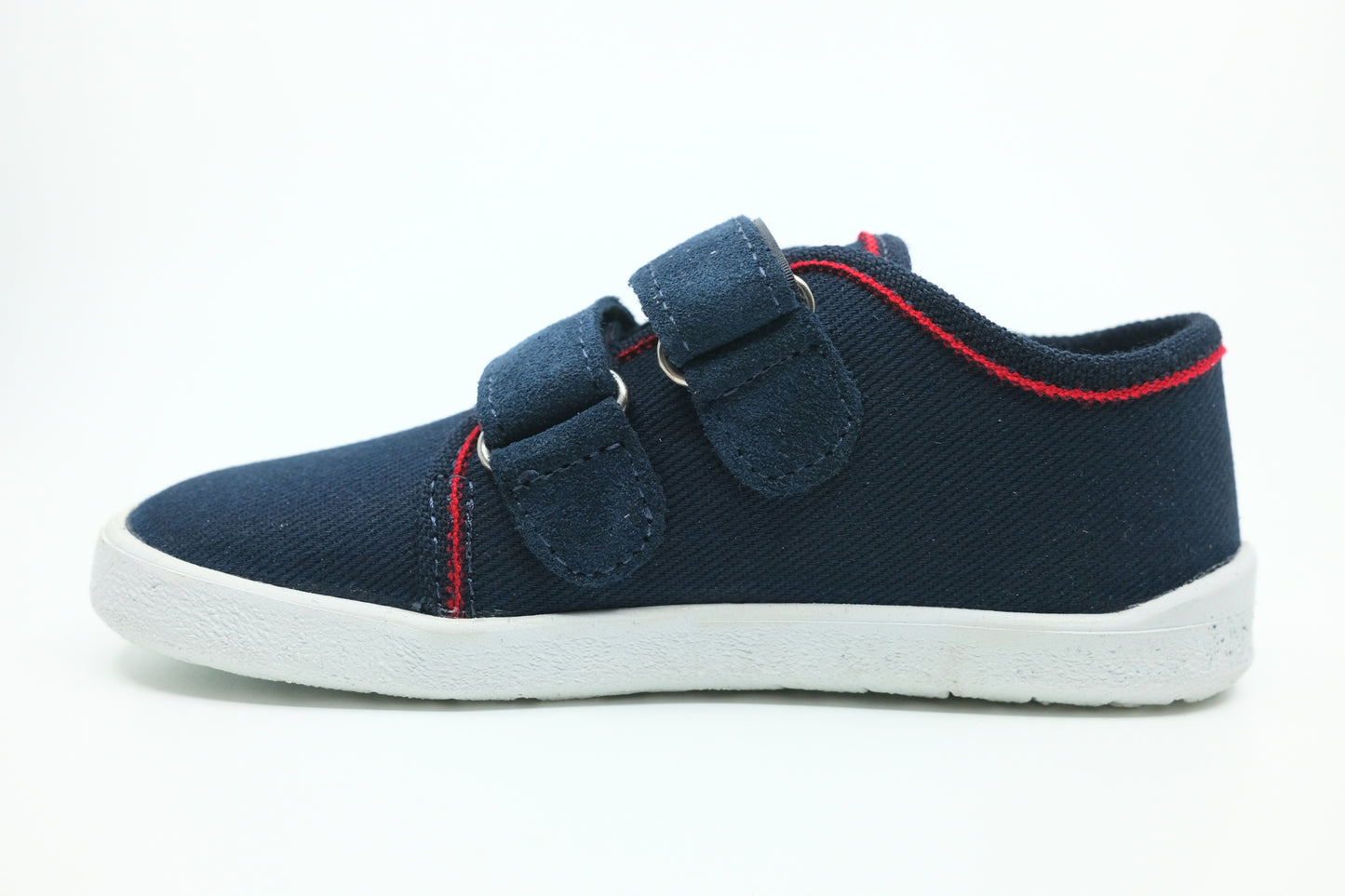 EF Barefoot canvas shoes Navy Red