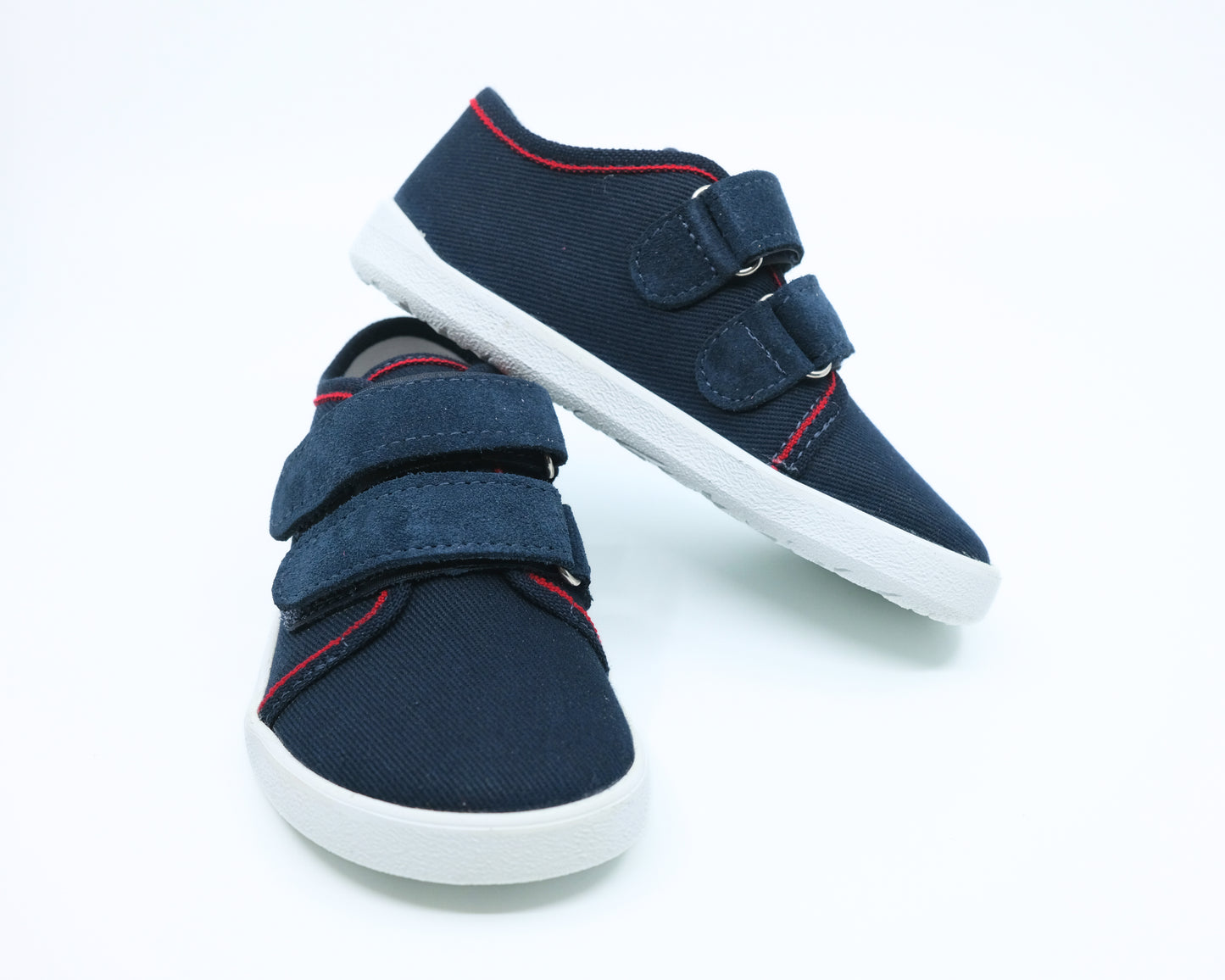 EF Barefoot canvas shoes Navy Red